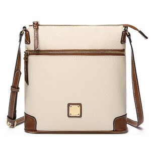 1813 Crossbody Bags Multi Zipper Pockets Shoulder Handbags Lightweight